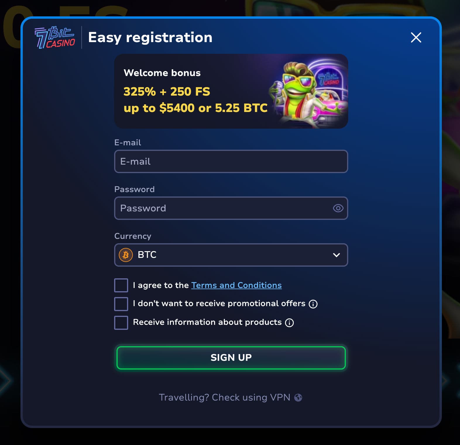 Registration Desktop