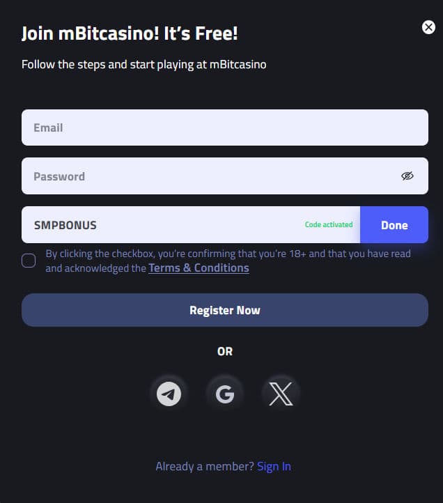 Registration Desktop