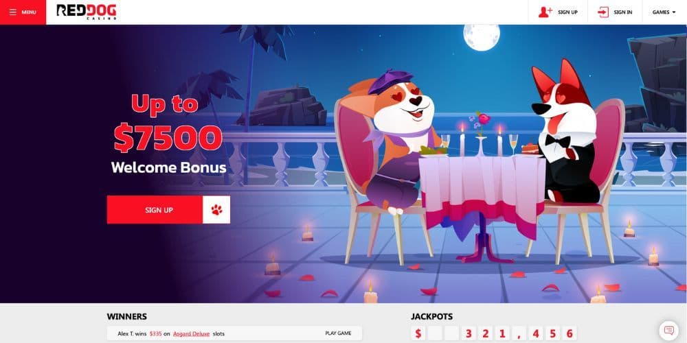 Red Dog Casino Review: Bonuses & Games for US Players