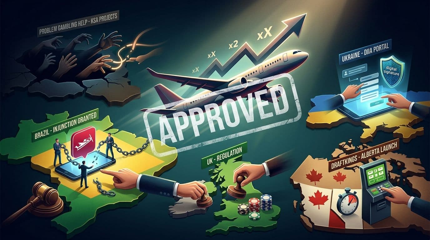 Spribe gewinnt Aviator-Klage; UK & Ukraine aktualisieren Regeln