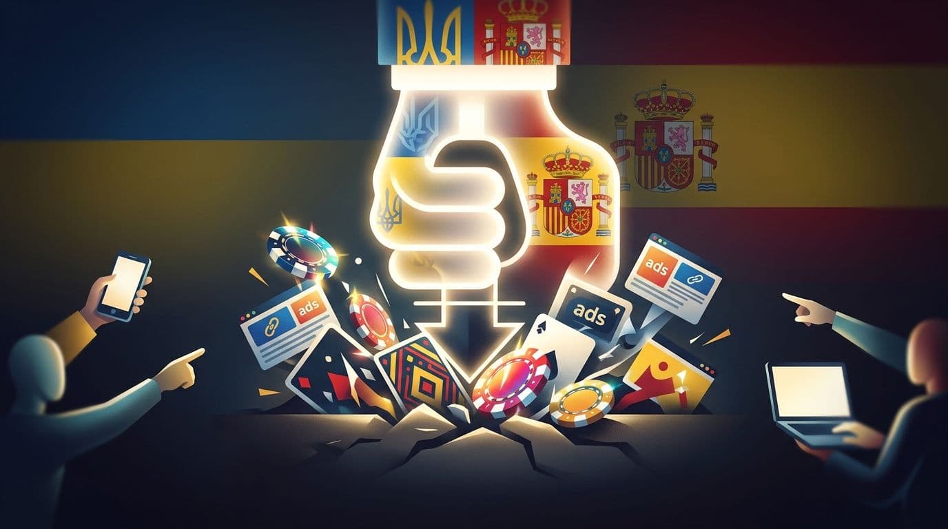 Ukraine & Spain Target Illegal Gambling Ads in New Push