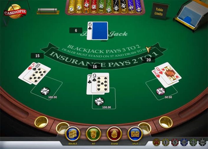 what is single hand blackjack