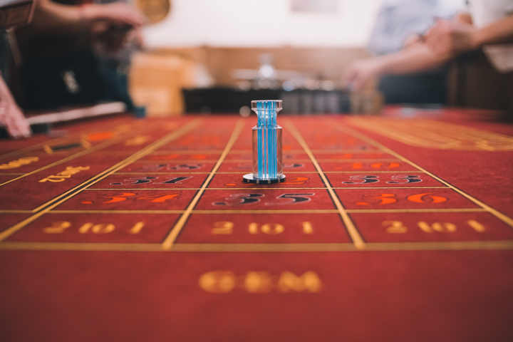 European roulette table