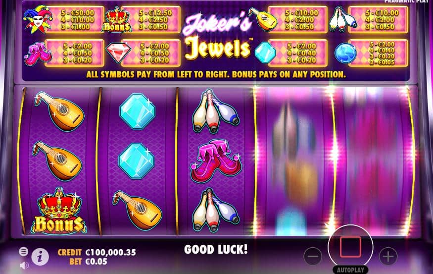 play Joker’s Jewels demo slot