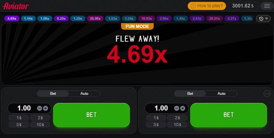 play aviator casino game