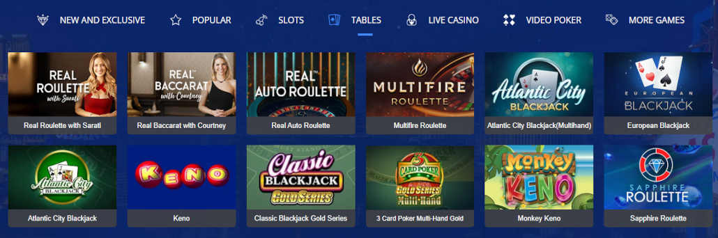 all slots casino table games