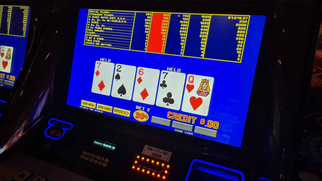 max coins video poker