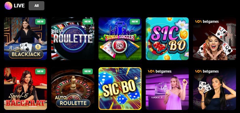 live casino games