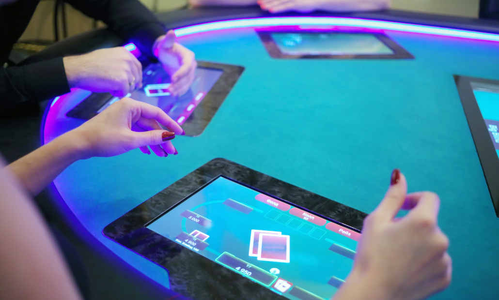 electronic casino table games