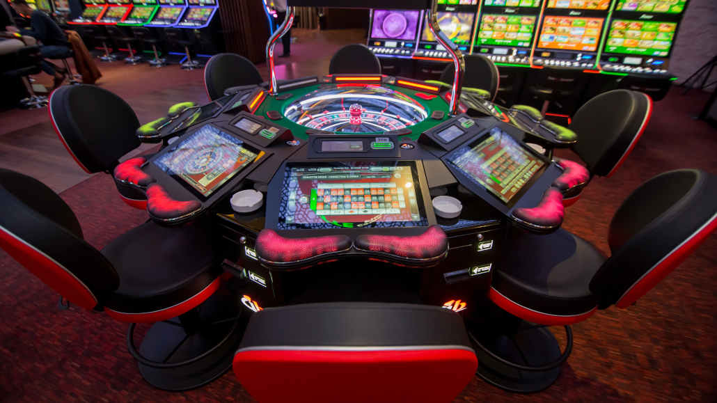 Electronic Table Games in a Casino - RNG Blackjack & Roulette