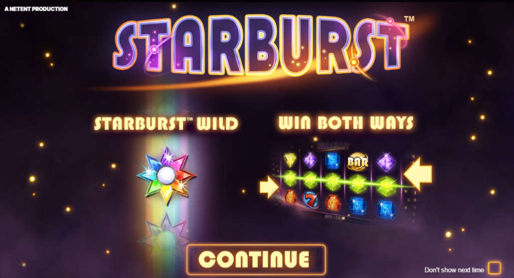 popular netent slots starburst