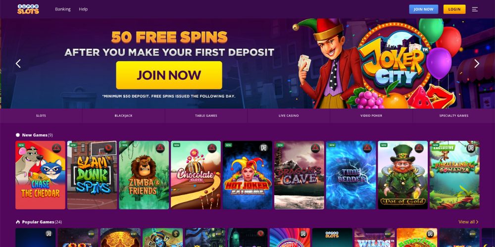SuperSlots Online Casino Review