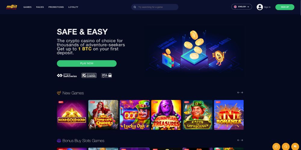 mBitcasino – US Real Money Online Casino