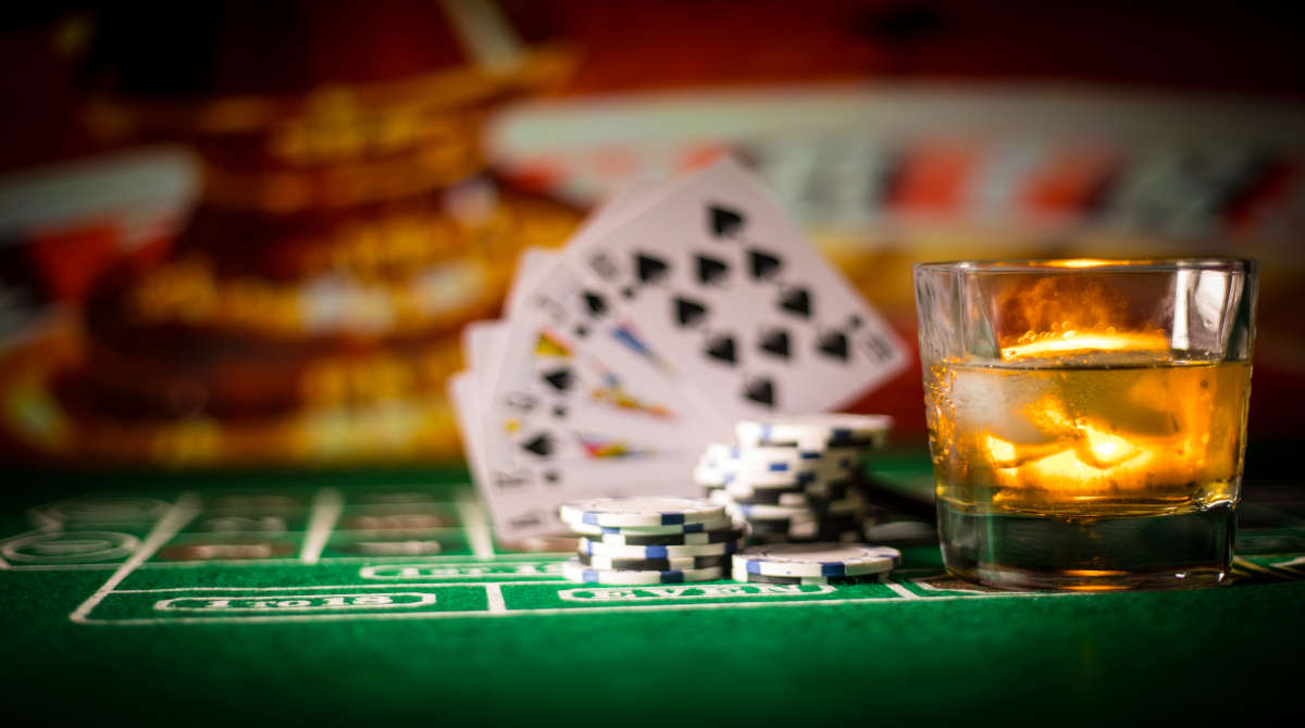 Don't drink excessively when gambling